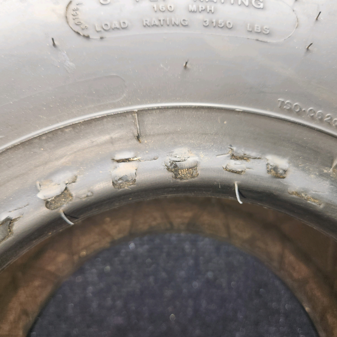 Used aircraft parts for sale, 6.50X8 Goodyear BEECHCRAFT 95-55B Flight Custom III 6.50X8 8 Ply