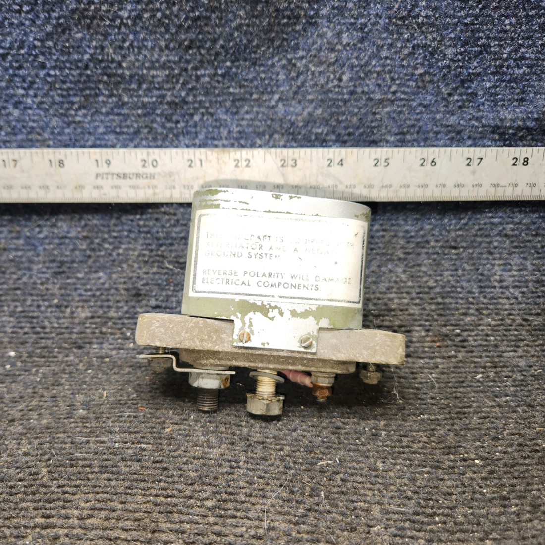 Used aircraft parts for sale, MS3506-1 cessna 172N External Power Receptacle – 12V