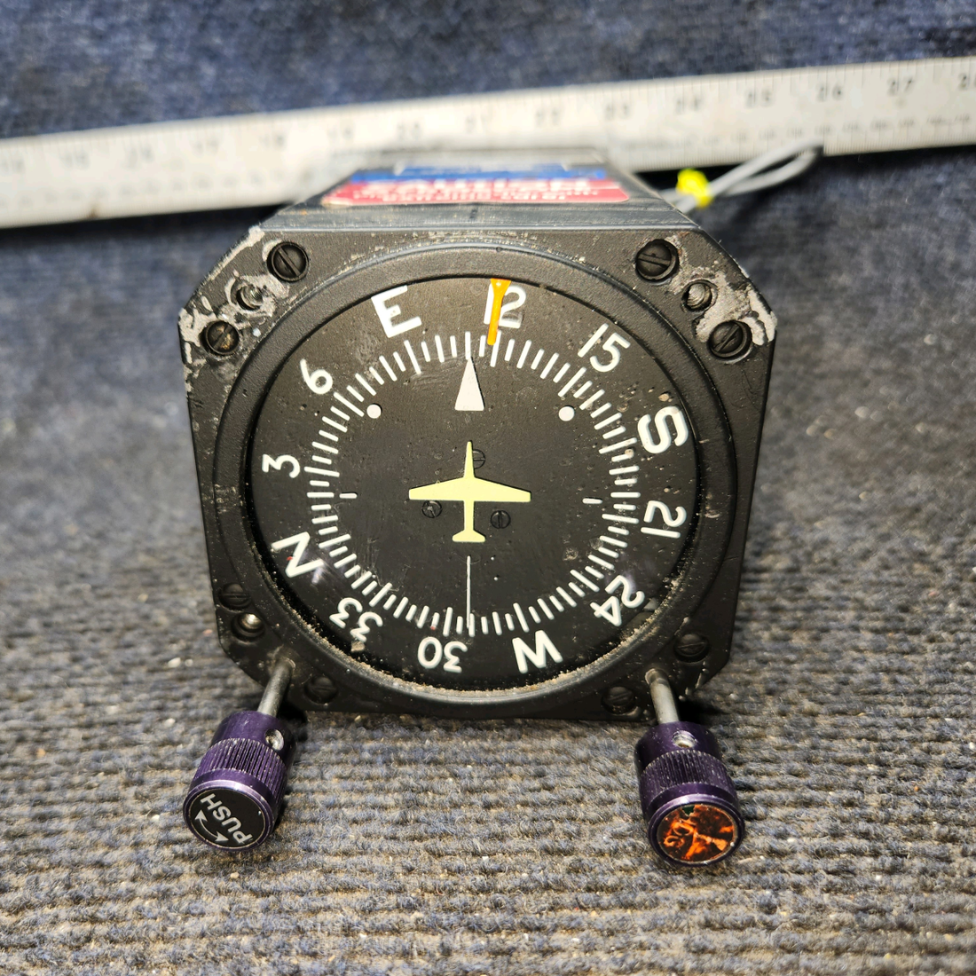 Used aircraft parts for sale, 1U262-005-20 Mid-Continent Cessna 182G Directional Gyro