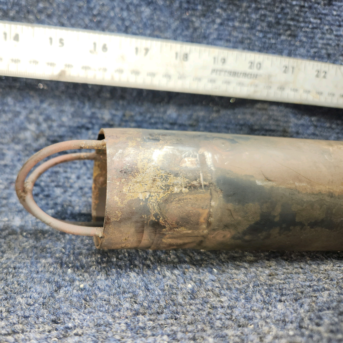 Used aircraft parts for sale, 63666-002 Piper PA28-140 Exhaust Tailpipe