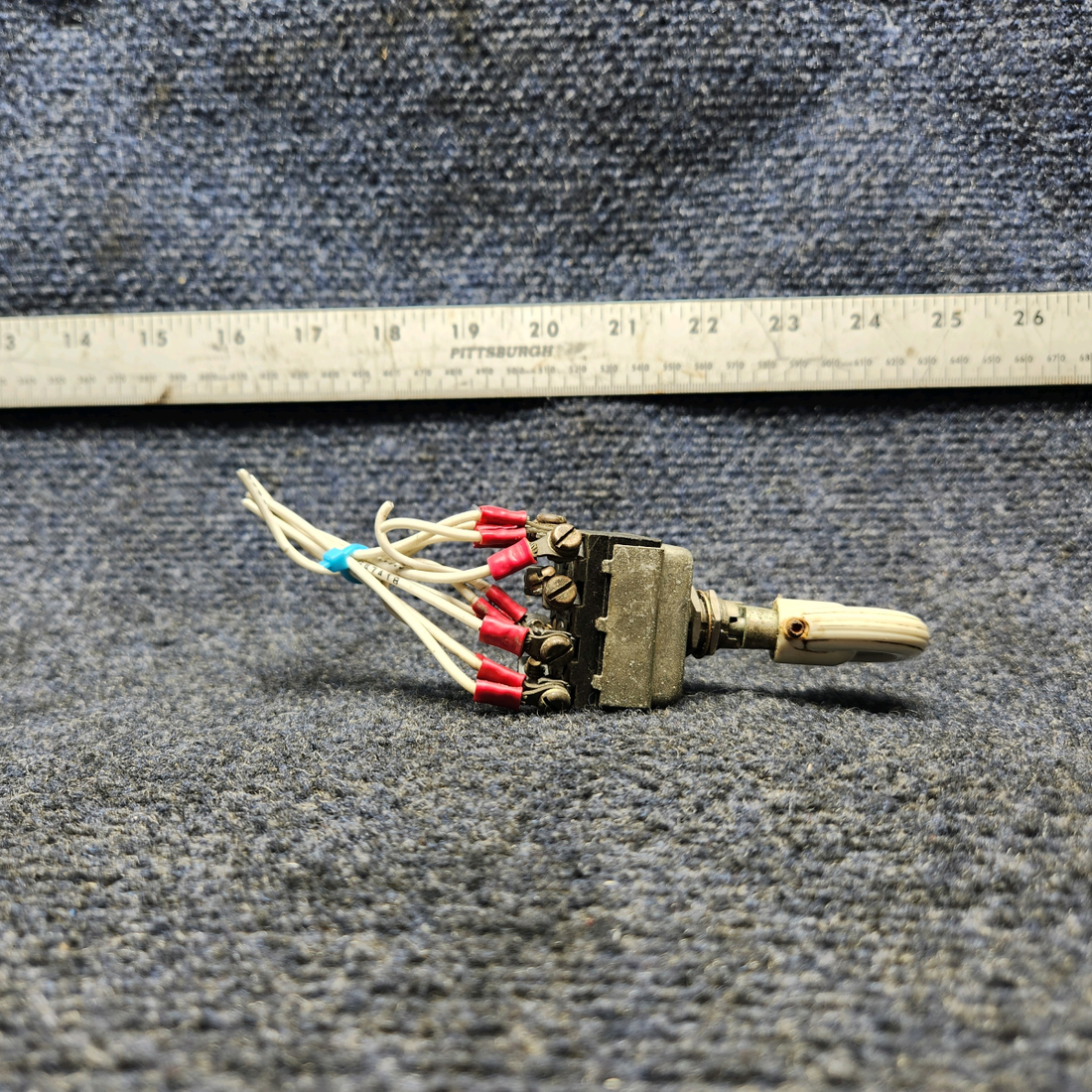 Used aircraft parts for sale, MS25127-E3 Beechcraft A24R Landing Gear Toggle Switch