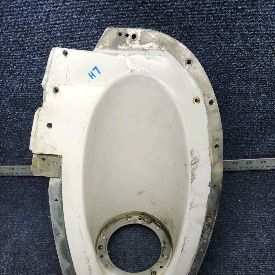 Used aircraft parts for sale, 2452006-21 CESSNA C172RG LANDING LIGHT HOUSING ASSEMBLY LH