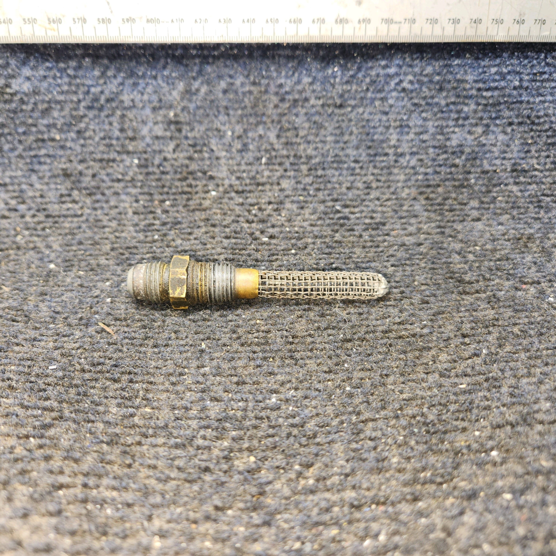 Used aircraft parts for sale, 0422130 Cessna 172E Fuel Tank Strainer (Finger Screen)