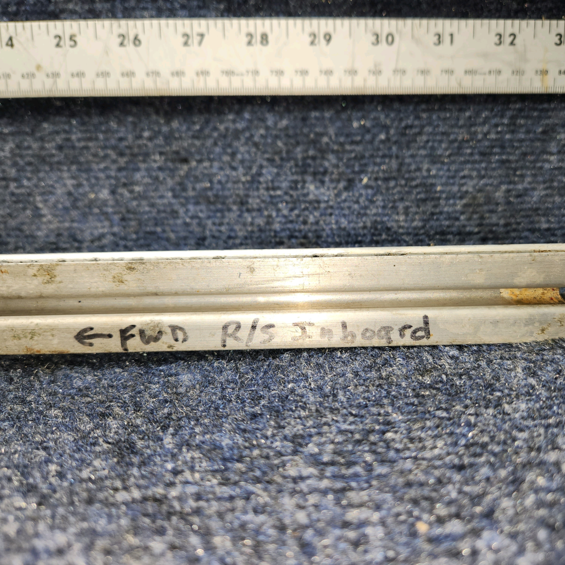 Used aircraft parts for sale, 20440-004 PIPER PA-24-250 Seat Track Indboard LH