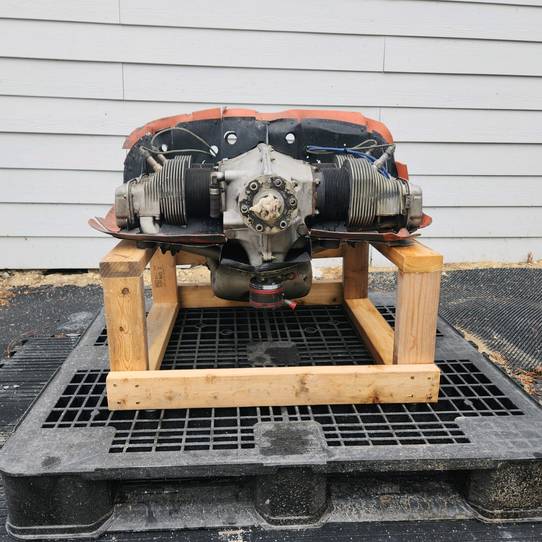 Used aircraft parts for sale, O-200-A TCM Continental O-200-A cessna 150G Aircraft Engine "Prop Strick"