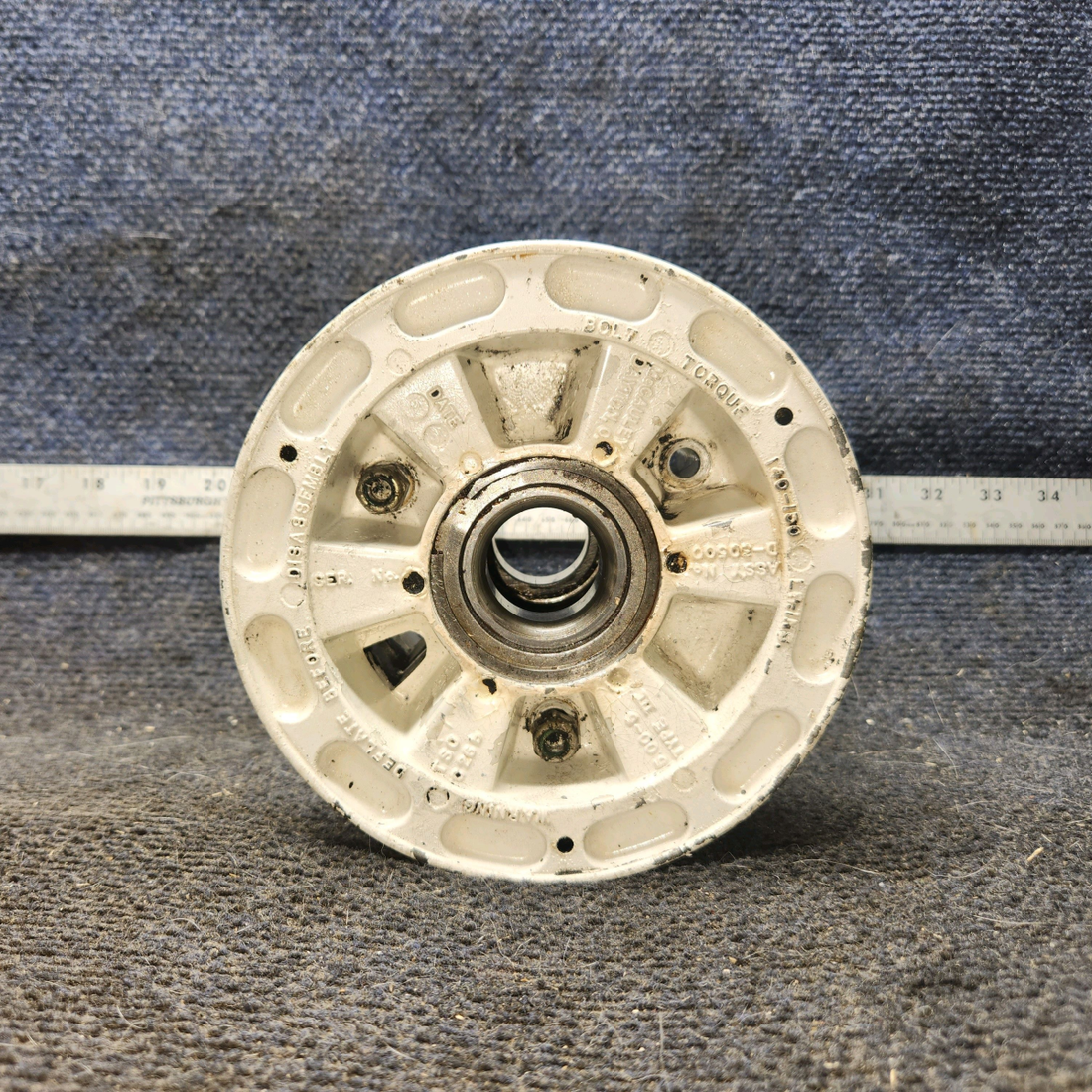 Used aircraft parts for sale, 1241156-12 CFP 40-77 cessna 172N Wheel Assembly 5.00x5