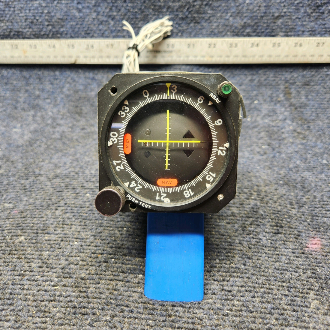Used aircraft parts for sale, Narco Nav 124 /ID-124 Narco ID-124 MOONEY M20J NARCO NAV RECEIVER AND INDICATOR ID-124 RACK-CONNECTOR