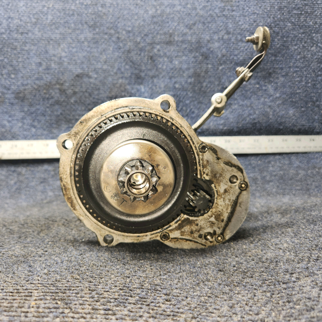 Used aircraft parts for sale, 1908539 Continental O-300-A Cessna 172 Continental Starter Motor – Includes Gears & Clutch