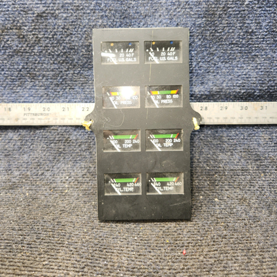 Used aircraft parts for sale, 39569-003 Rochester Gauges Piper PA34-220T Intrument Gauge Cluster (12V)