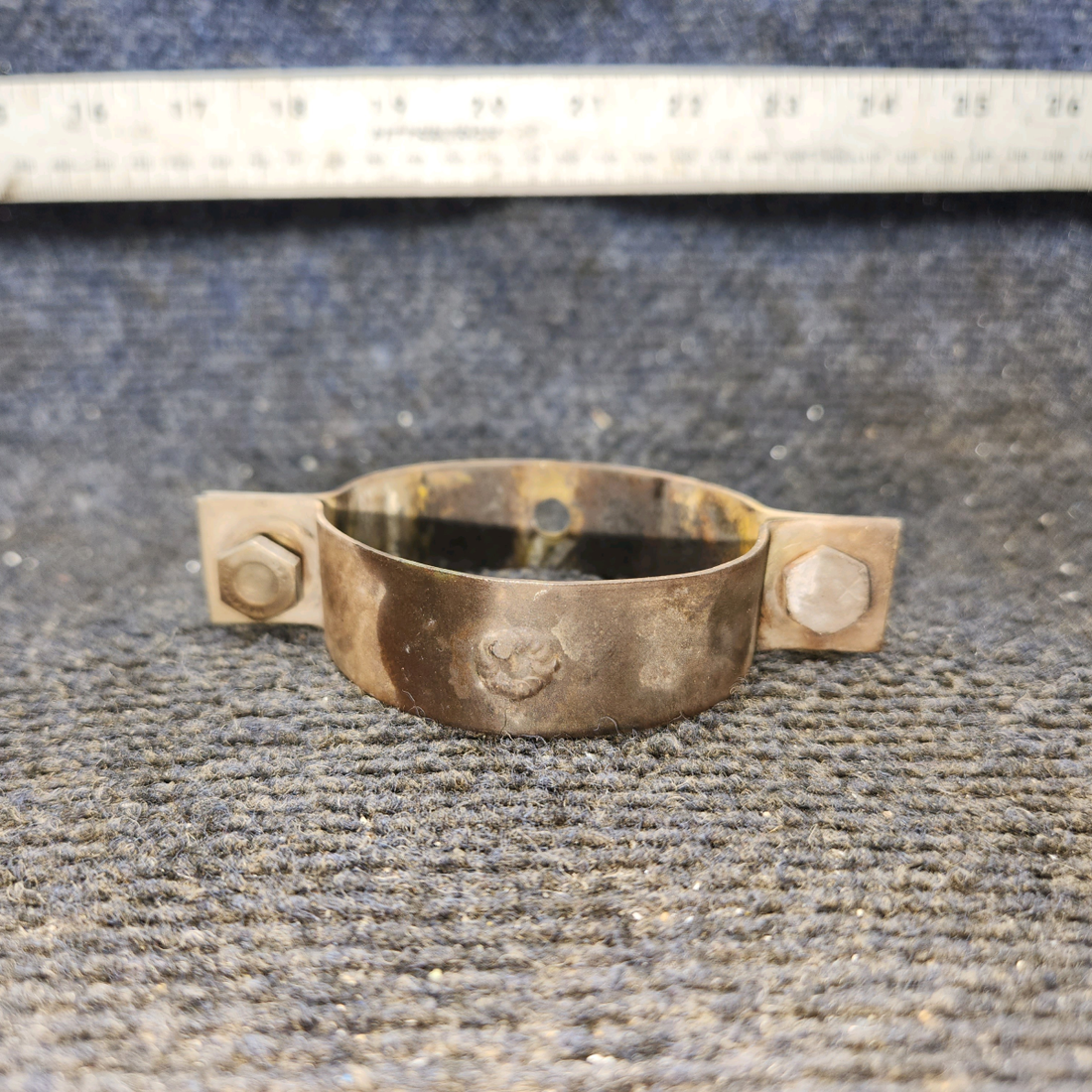 Used aircraft parts for sale, 0550176-31, 0550176-26 Cessna 172E Tailpipe Clamp Assembly