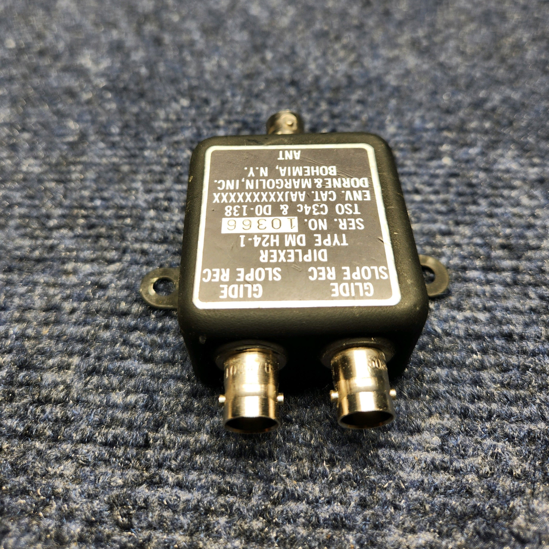 Used aircraft parts for sale, DM-H24-1 Piper PA32RT-300 DORNE AND MARGOLIN DIPLEXER
