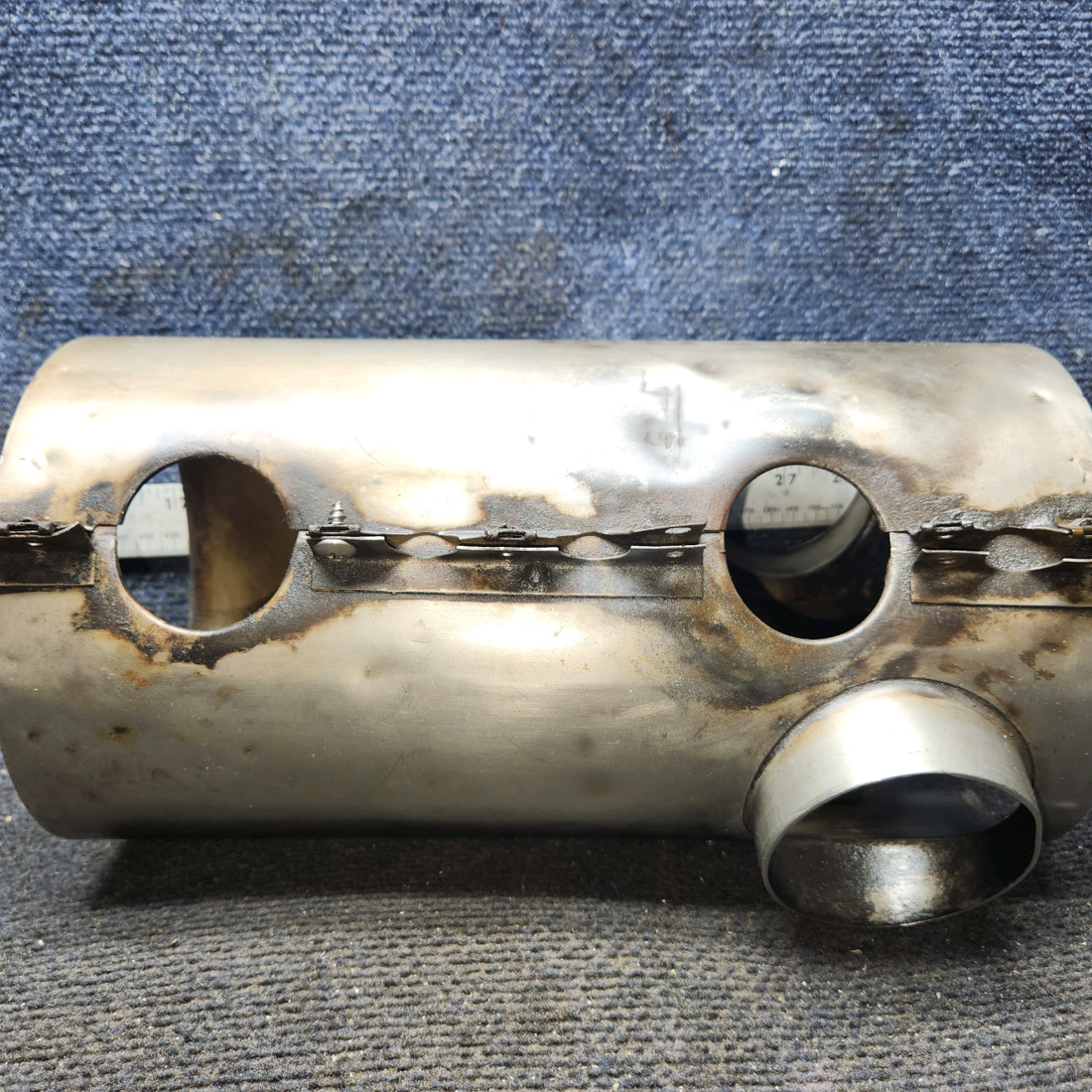 Used aircraft parts for sale, 0550176-37 Cessna 172E Shroud Assy Exhaust - LH