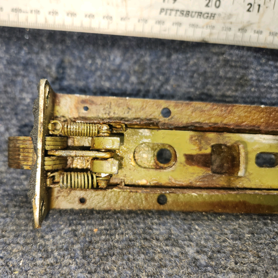 Used aircraft parts for sale, 1040-B Beechcraft A24R Decker Door Latch Interior