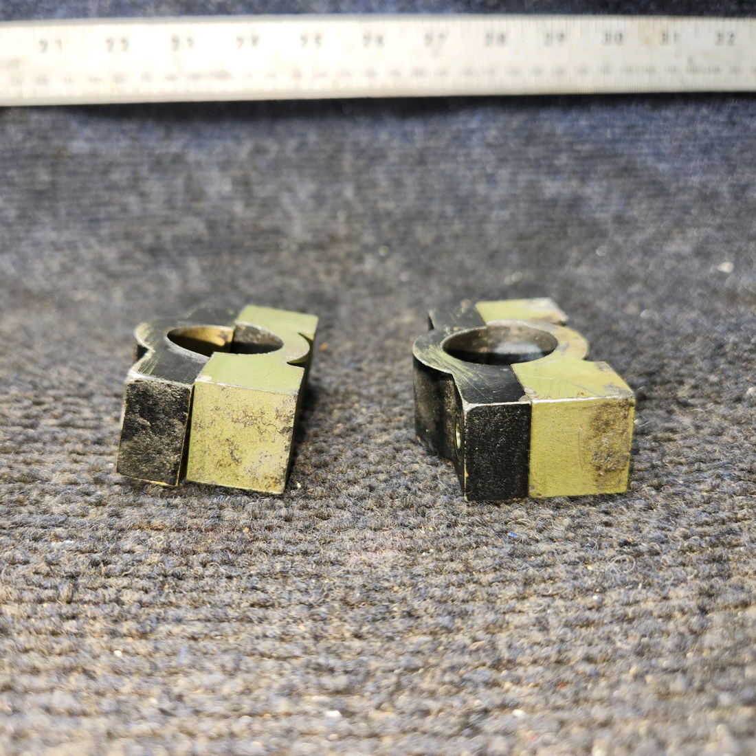 Used aircraft parts for sale, S1674-1 Cessna 172E Rudder Pedal Bearing Set of 2