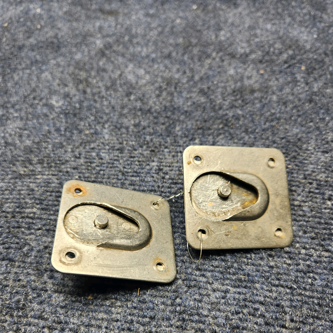 Used aircraft parts for sale, 79781-002 Piper PA32RT-300 AFT SEAT ATTACH PLATE SET WITH BACKPLATE PRICE PER EACH