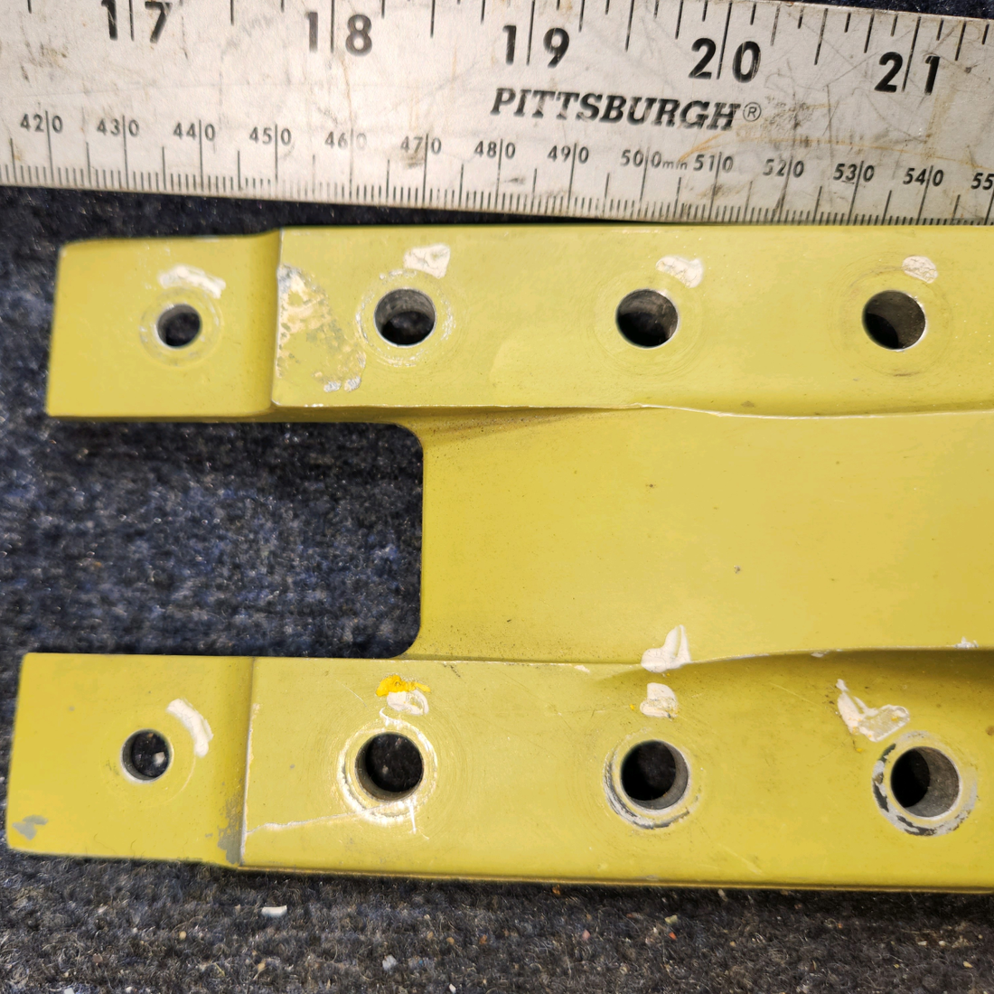 Used aircraft parts for sale, 169-110017-1 Beechcraft C23 SUNDOWNER Lower Splice Plate Fitting