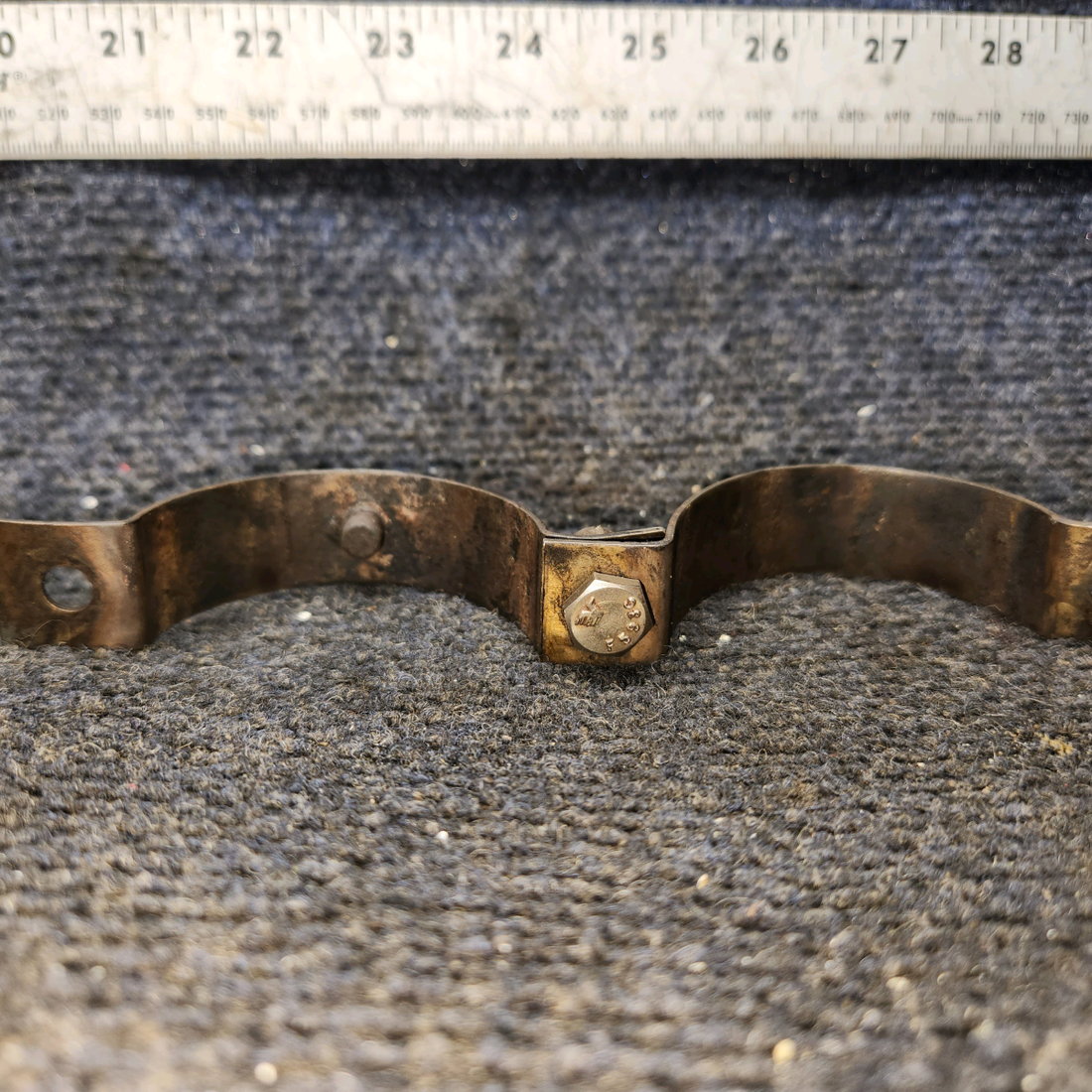 Used aircraft parts for sale, 0550157-5 Continental O-300-D Cessna 172 Exhaust Clamp