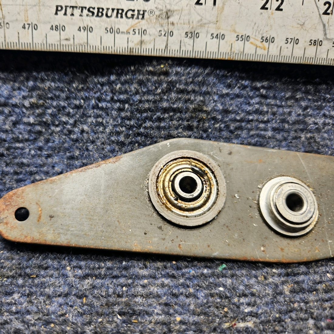 Used aircraft parts for sale, 0760675-1 Cessna 182P Bellcrank Assy Elevator Aft