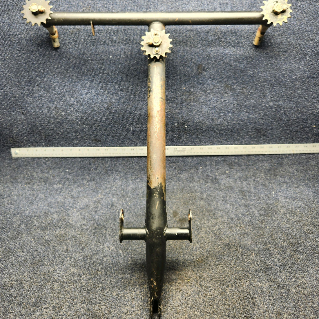 Used aircraft parts for sale, 62703-026 PIPER PA28-140 TEE BAR ASSEMBLY CONTROL COLUMN