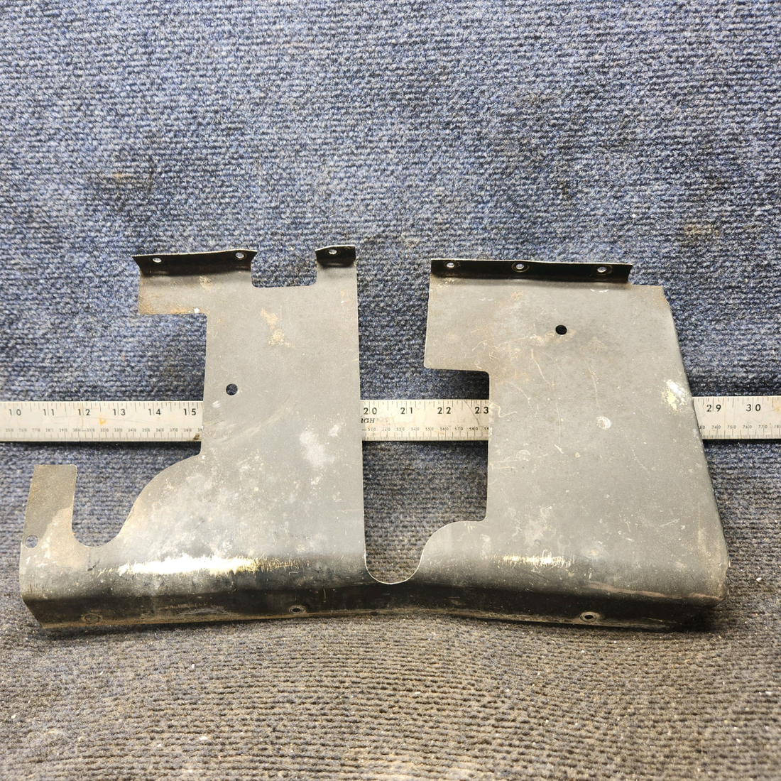 Used aircraft parts for sale, 0513058-1 Cessna 172F Rudder Bar Shield RH