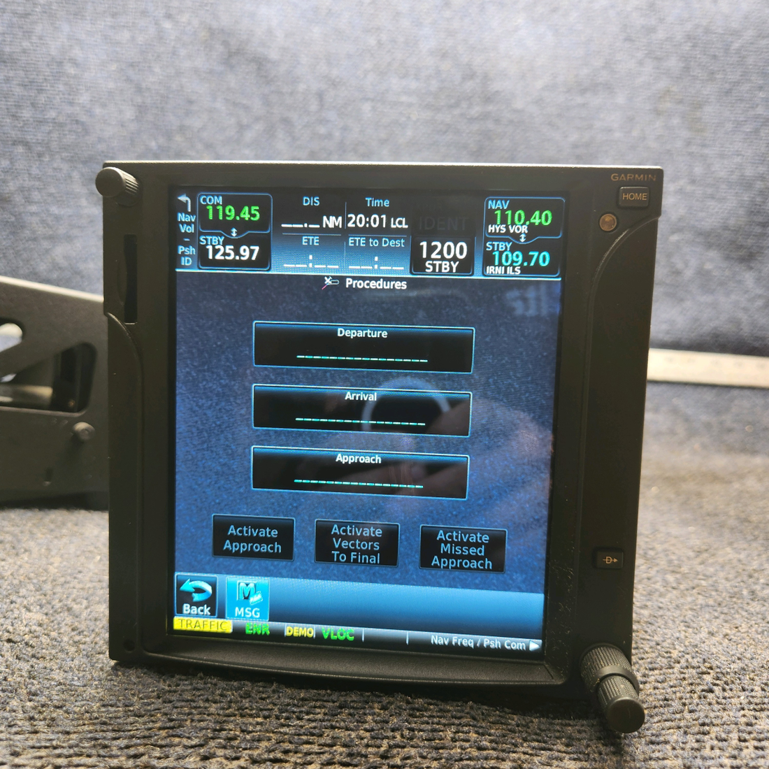 Used aircraft parts for sale, 011-02282-00 Garmin GTN-750 WAAS PIPER PA-24-250 GPS-Nav-Com Unit with Mods, NO Data Card