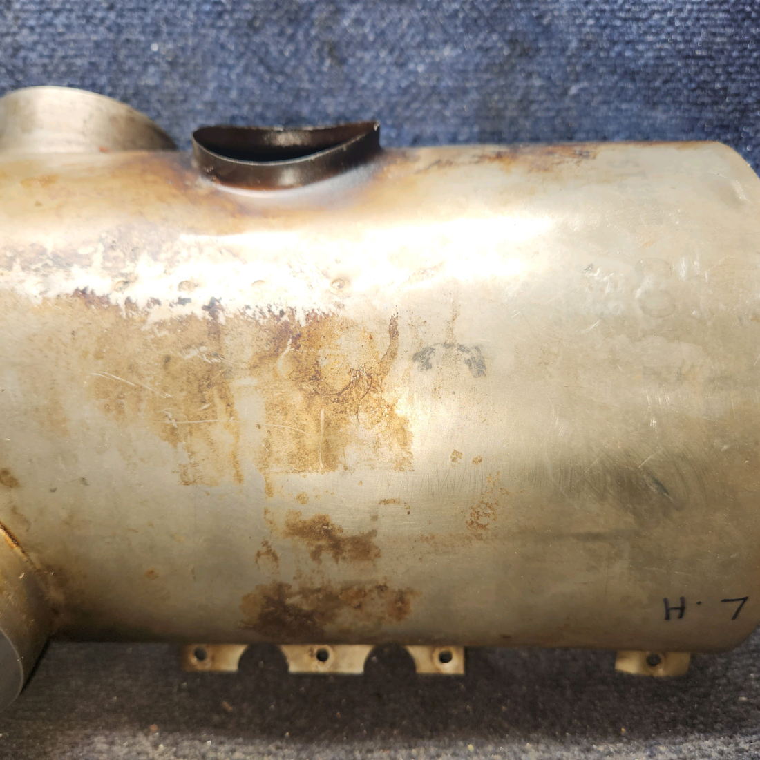 Used aircraft parts for sale, 0550176-37 Cessna 172F Shroud Assy Exhaust - LH