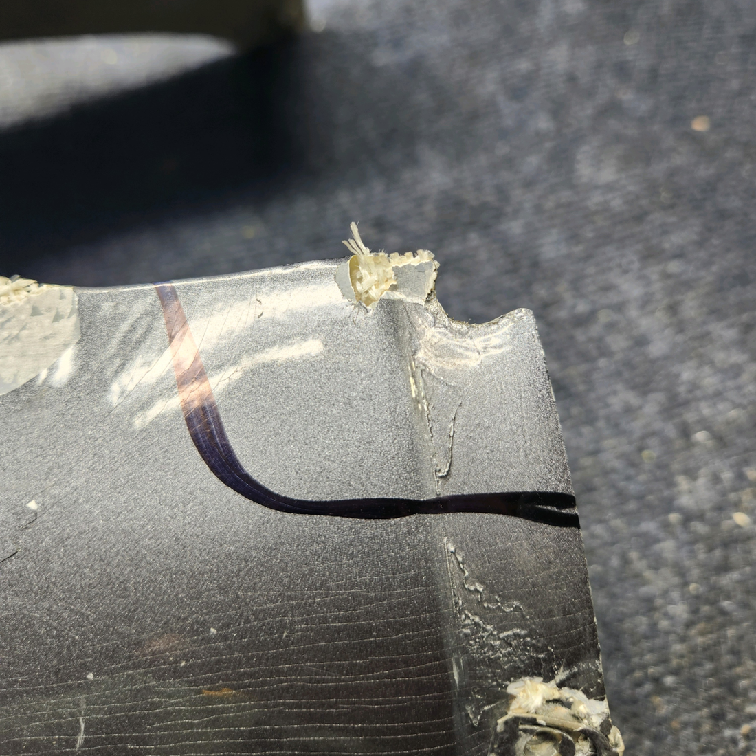 Used aircraft parts for sale, 66822-010 PIPER PA28-161 Warrior III UPPER TAILCONE FAIRING HAS TWO BROKEN HOLES