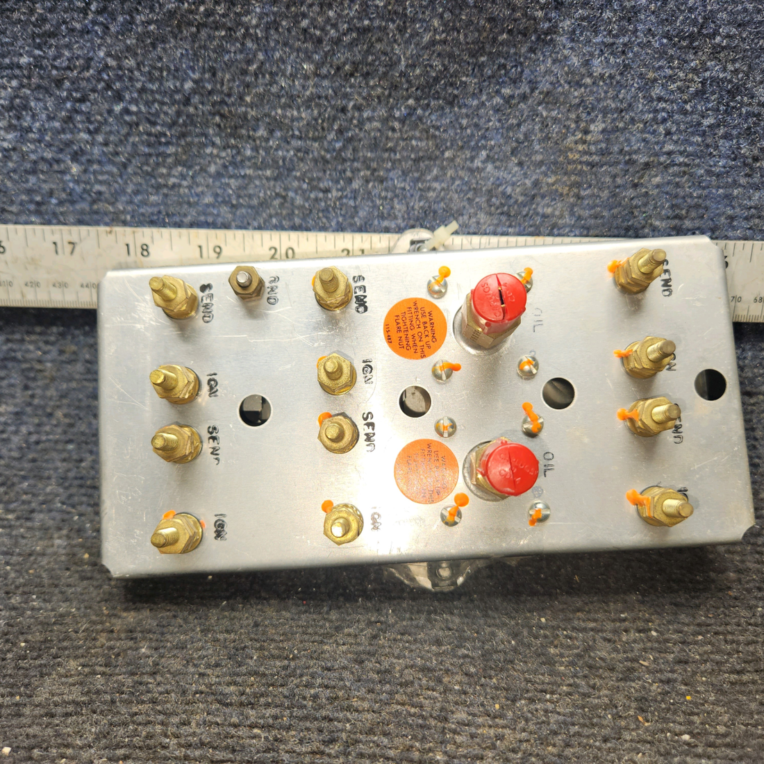 Used aircraft parts for sale, 39569-003 Rochester Gauges Piper PA34-220T Intrument Gauge Cluster (12V)