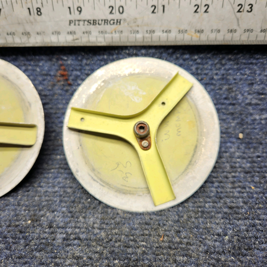 Used aircraft parts for sale, 45-620020, 45-620021 Beechcraft F33A HORIZONTAL ACCESS HOLE COVER PLATE AND CLAMP- PRICE PER EACH.