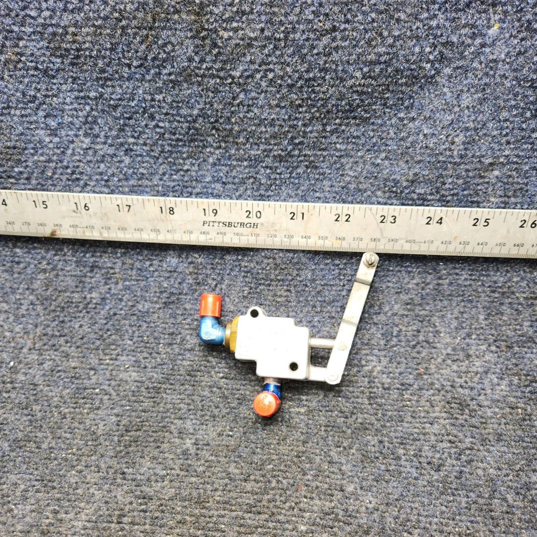 Used aircraft parts for sale, A53T7 Beechcraft A24R Hoof Brake Valve Assembly