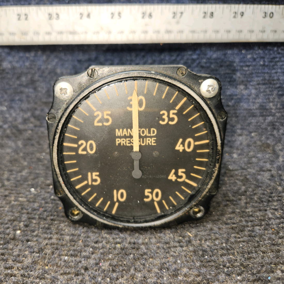 Used aircraft parts for sale, S1301N1 Cessna 172E Manifold Pressure Indicator