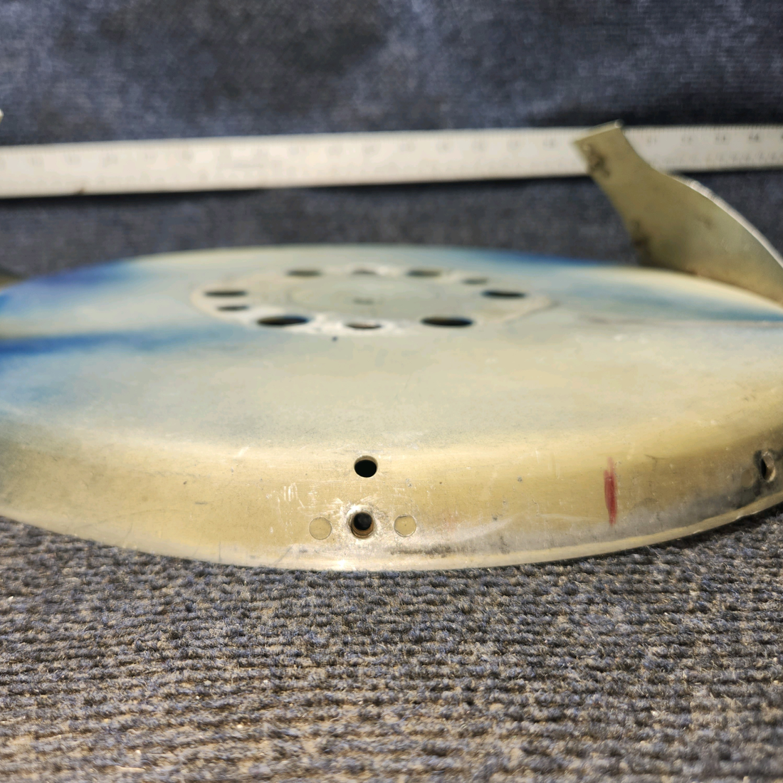 Used aircraft parts for sale, D4254 Beechcraft C23 SUNDOWNER Aft Spinner Bulkhead Assembly