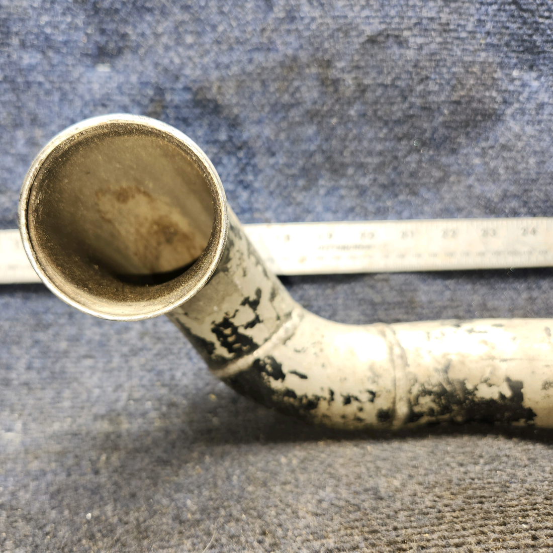 Used aircraft parts for sale, 627306 Continental GO-300 Cessna C175 Intake Manifold Riser Assembly