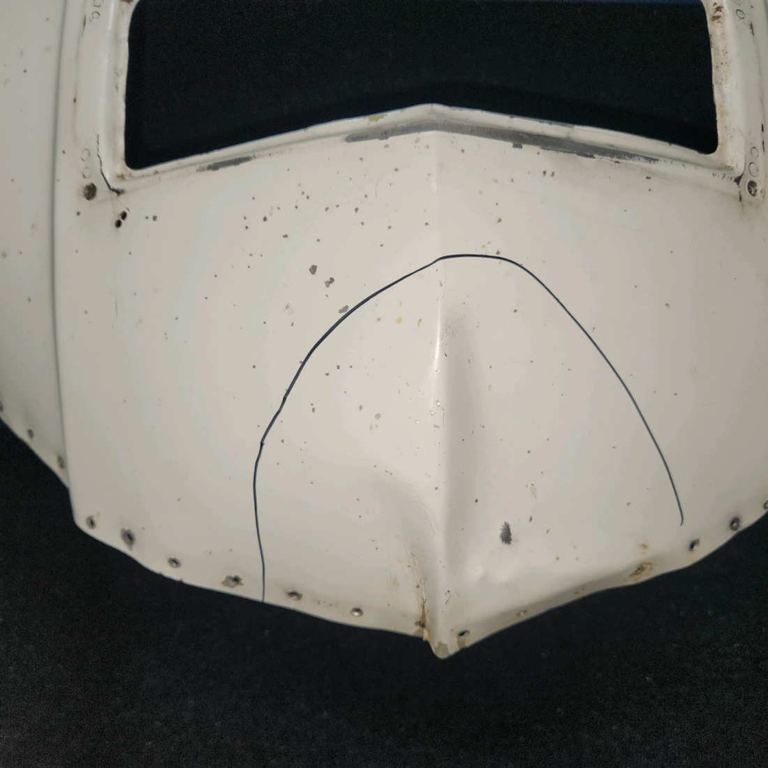 Used aircraft parts for sale, 35-410446-630 Beechcraft 35-33 Cowling Nose Bowl