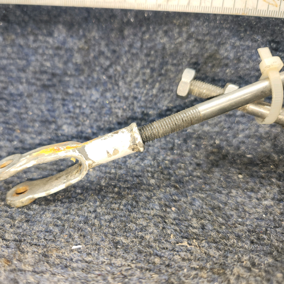 Used aircraft parts for sale, 9860075-4 Cessna 182P COWL FLAP CONTROL CABLE 36"