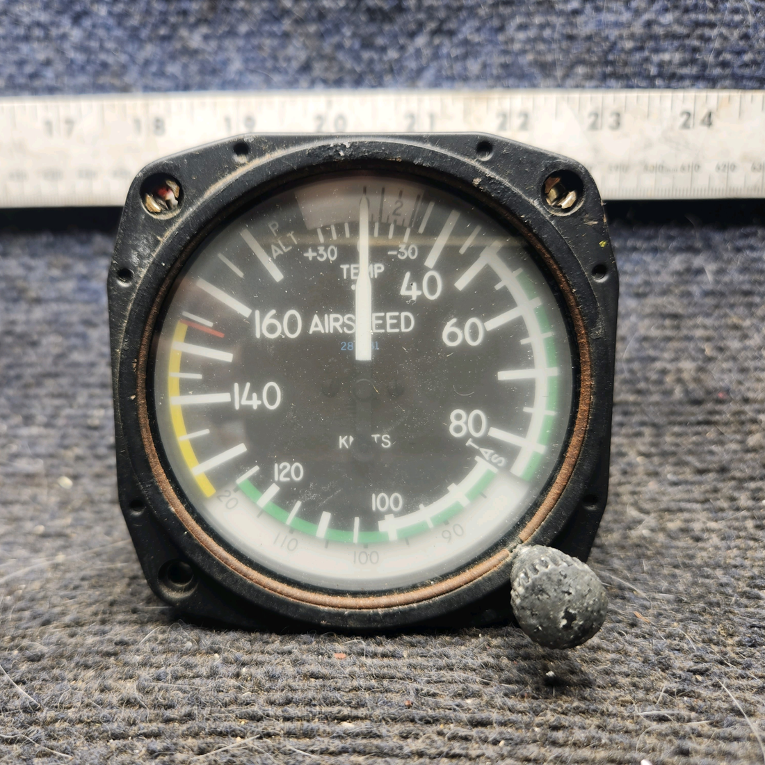 Used aircraft parts for sale, 8100 United Instruments piper PA-28-181 True Airspeed Indicator (CODE B.265)