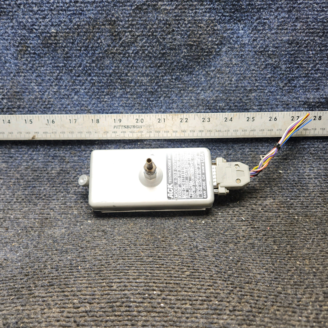 Used aircraft parts for sale, A-30.5 ACK piper PA-28-181 Altitude Digitizer Assembly with Tray (10-32V)