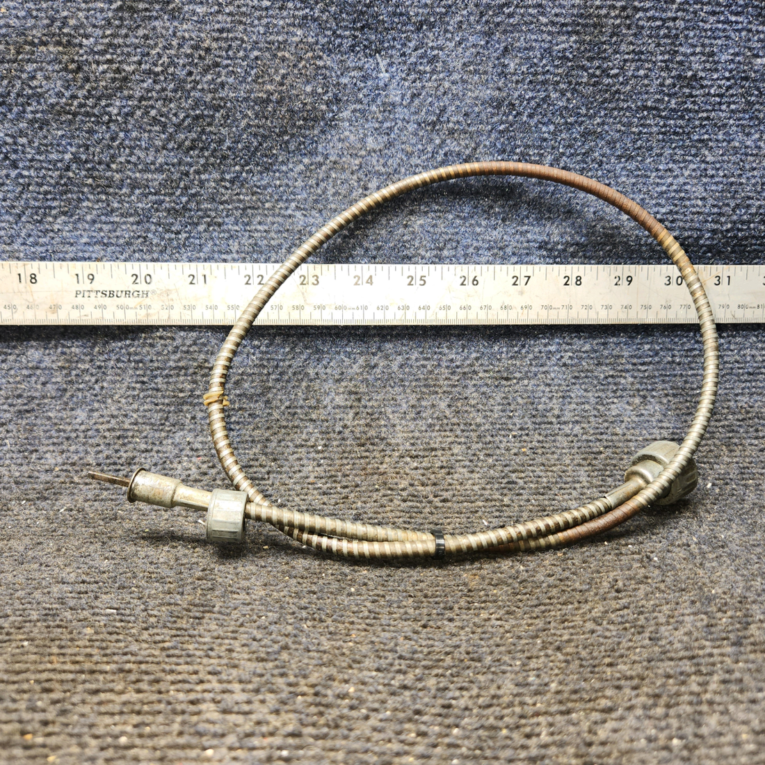 Used aircraft parts for sale, 51363-1 Cessna 172F Shaft Tachometer Control Cable (32”)