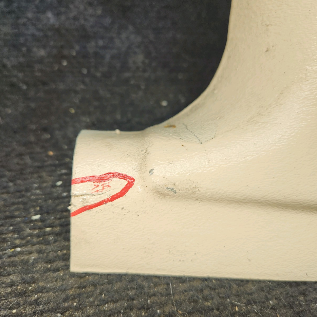 Used aircraft parts for sale, 79171-010 piper PA-28-181 Rear LH Window Frame Cover