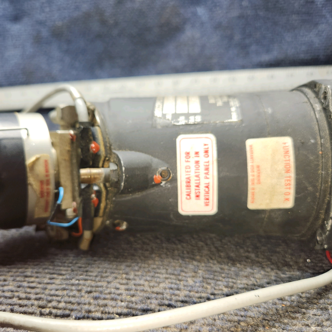Used aircraft parts for sale, 20364-1 Brittain Beechcraft 35-33 TC100EVT Rate Of Turn Indicator (13V)