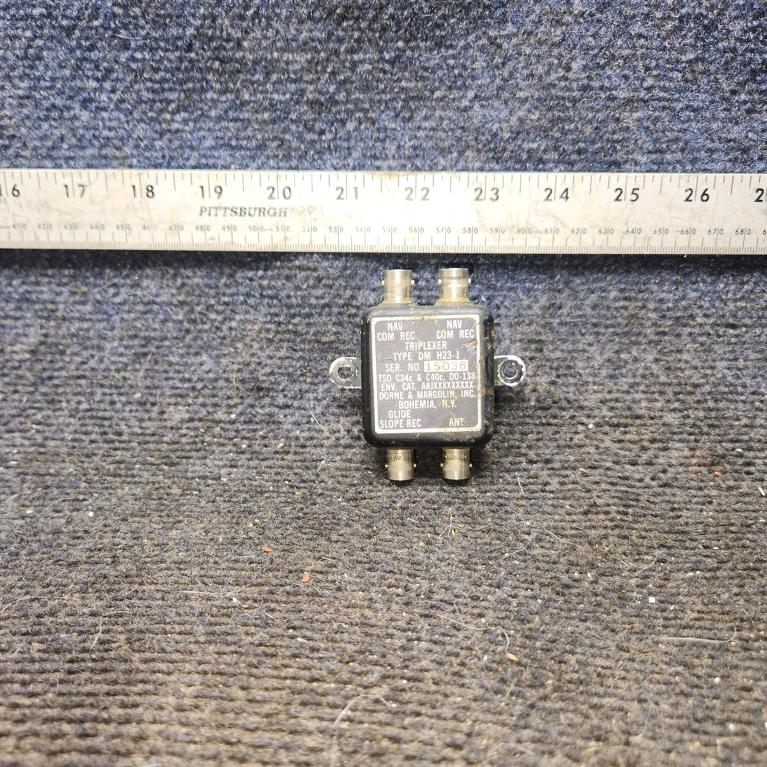 Used aircraft parts for sale, DM-H23-1 Dorne and Margolin cessna 172N Triplexer