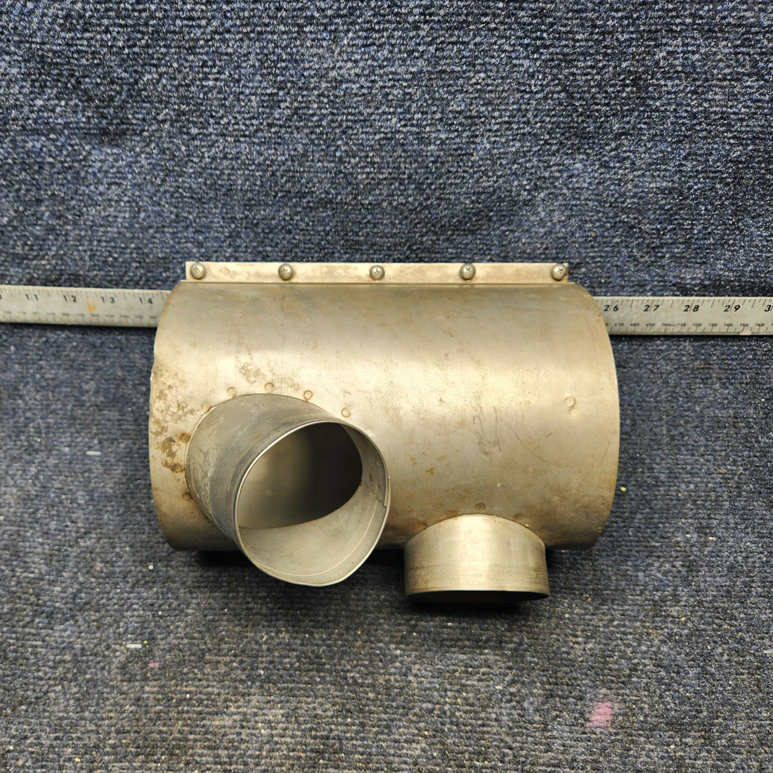 Used aircraft parts for sale, 701-50 Beechcraft F33A SHROUD EXHAUST HEATER RH
