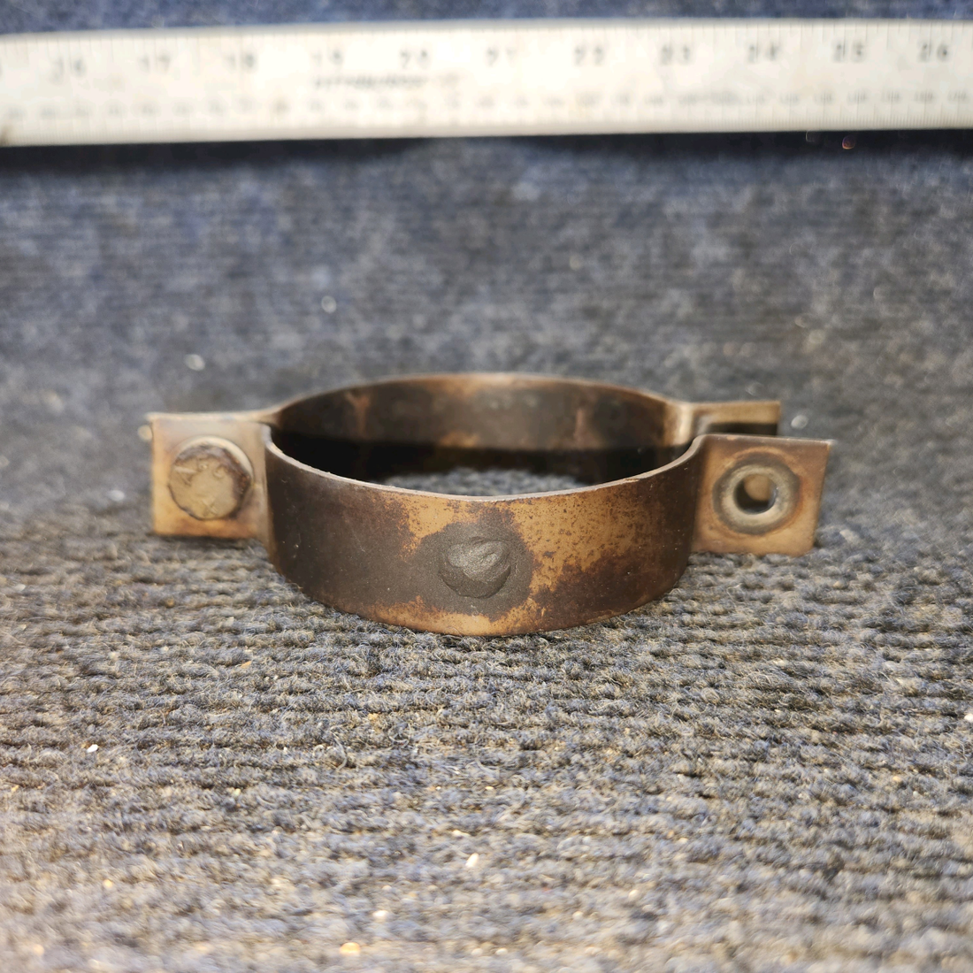 Used aircraft parts for sale, 0550176-31, 0550176-26 Cessna 172E Tailpipe Clamp Assembly