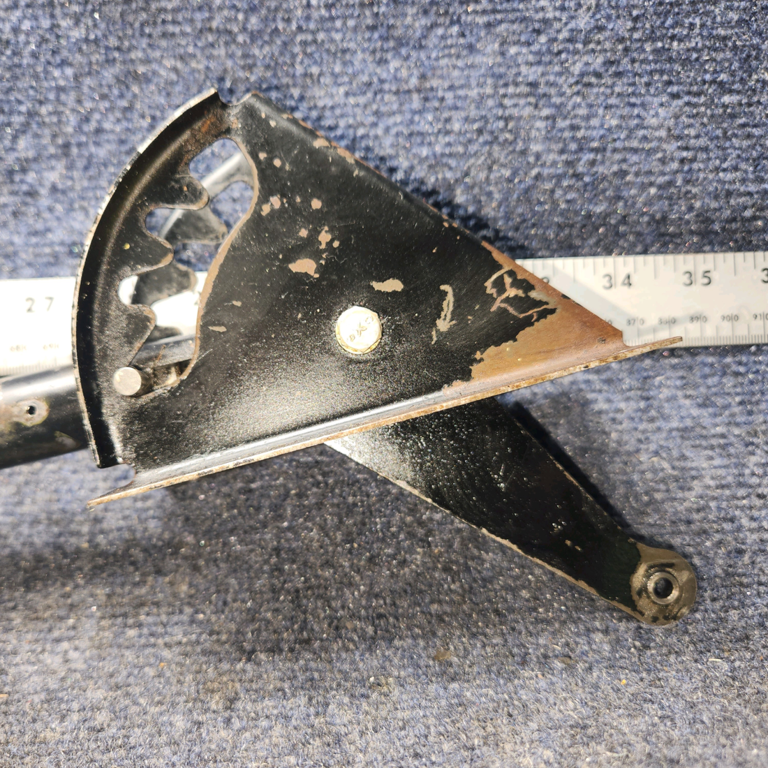 Used aircraft parts for sale, 62706-009 Piper PA28-161 Flap Control Lever Assy