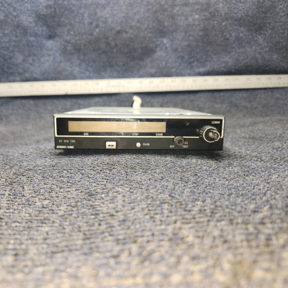 Used aircraft parts for sale, 064-1051-60 Bendix King KY-97A Piper PA28-140 VHF Communication Transceiver