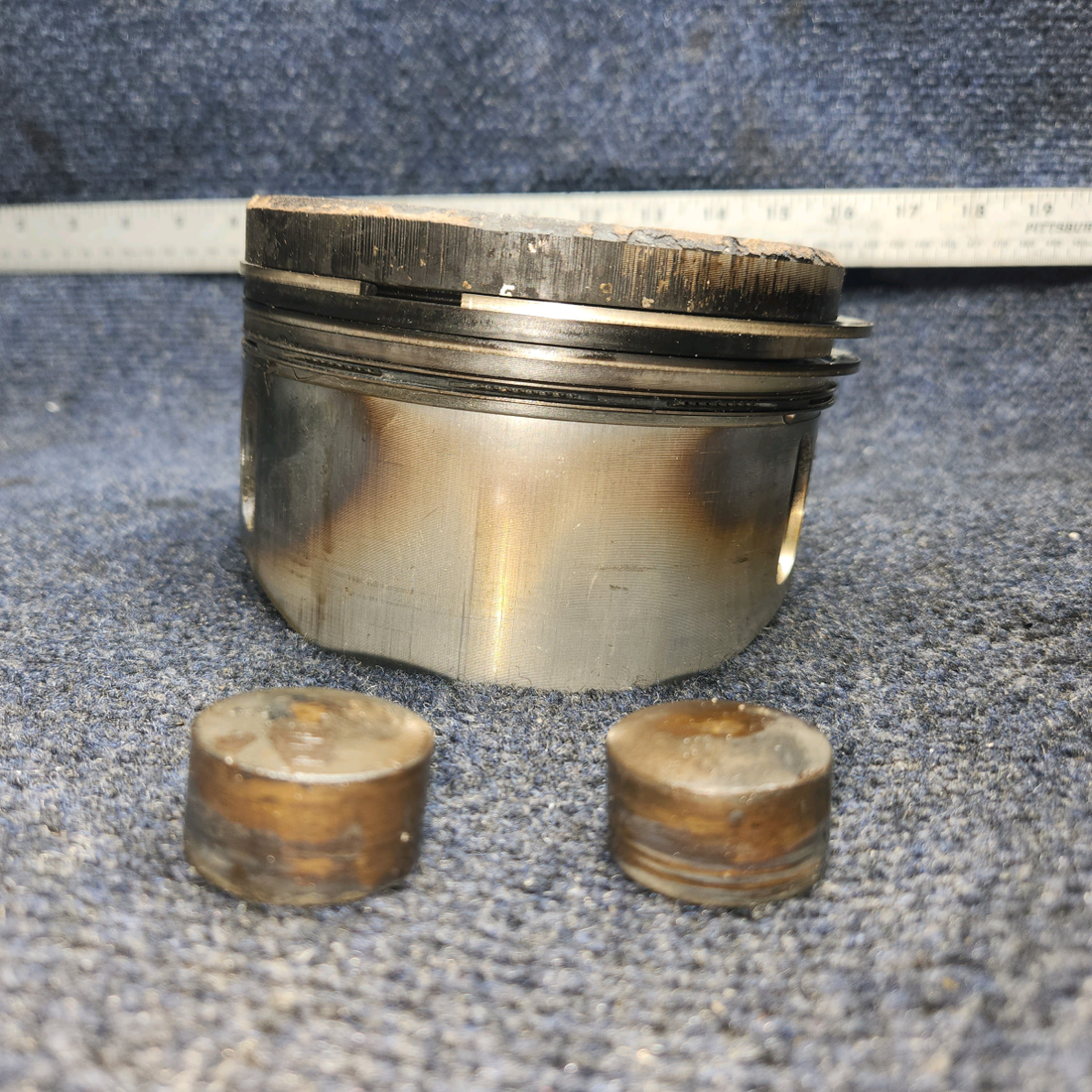Used aircraft parts for sale, LW-12416 Lycoming O-320-D2A Piper PA28-140 CLY Wide Deck Chrome with High Compression Piston