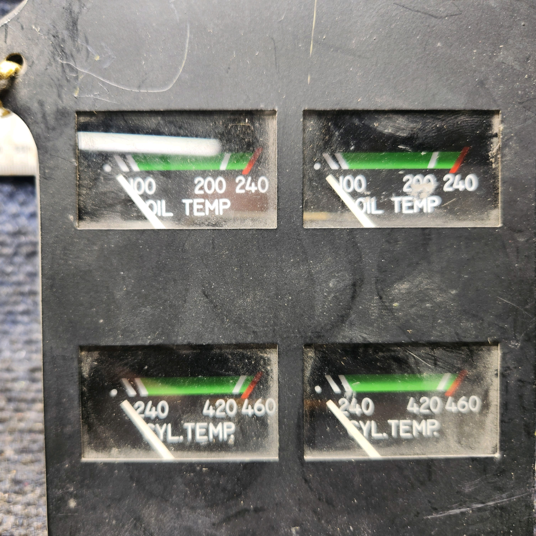 Used aircraft parts for sale, 39569-003 Rochester Gauges Piper PA34-220T Intrument Gauge Cluster (12V)