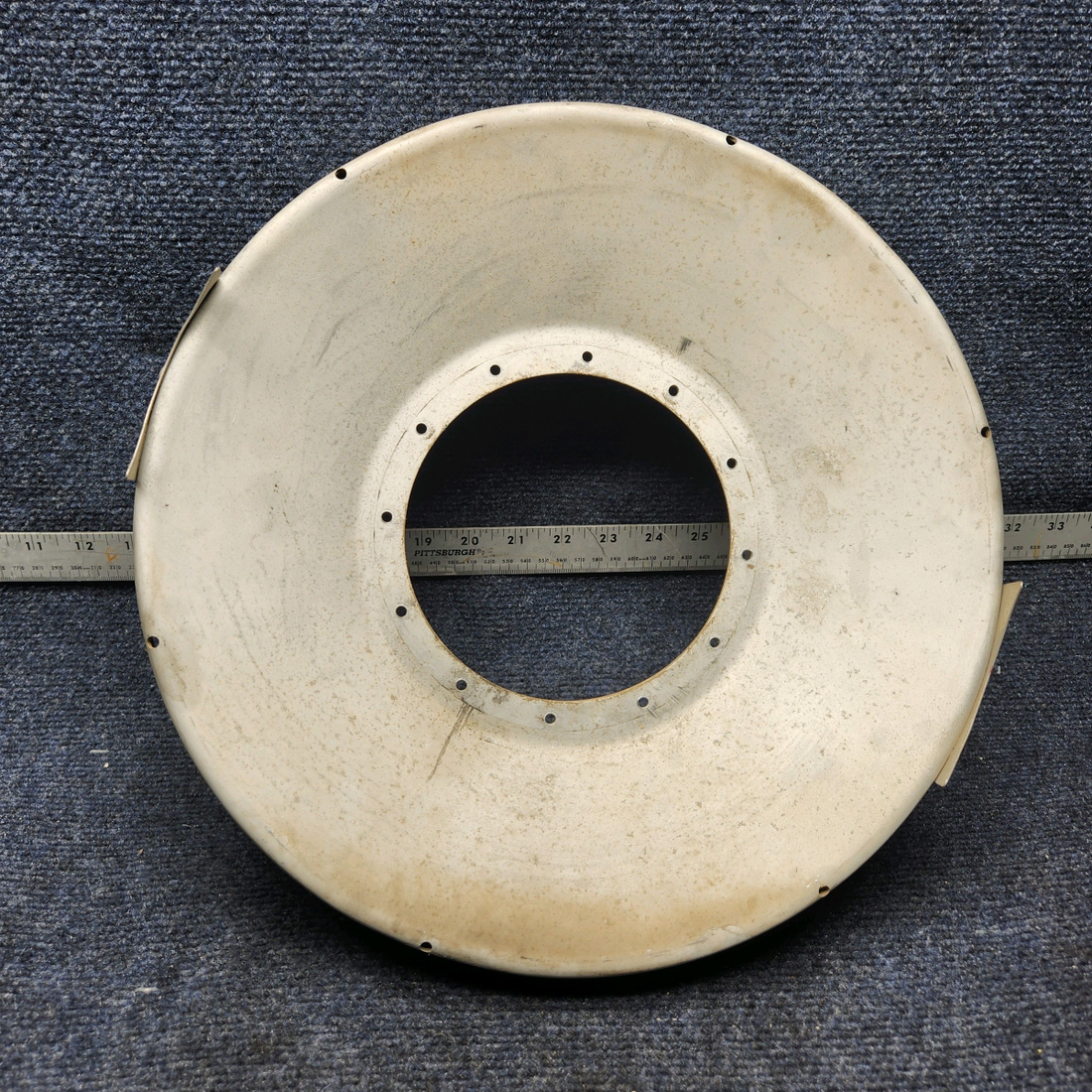 Used aircraft parts for sale, 2450003-1 CESSNA C172RG AFT PROPELLER SPINNER BULKHEAD ASSEMBLY
