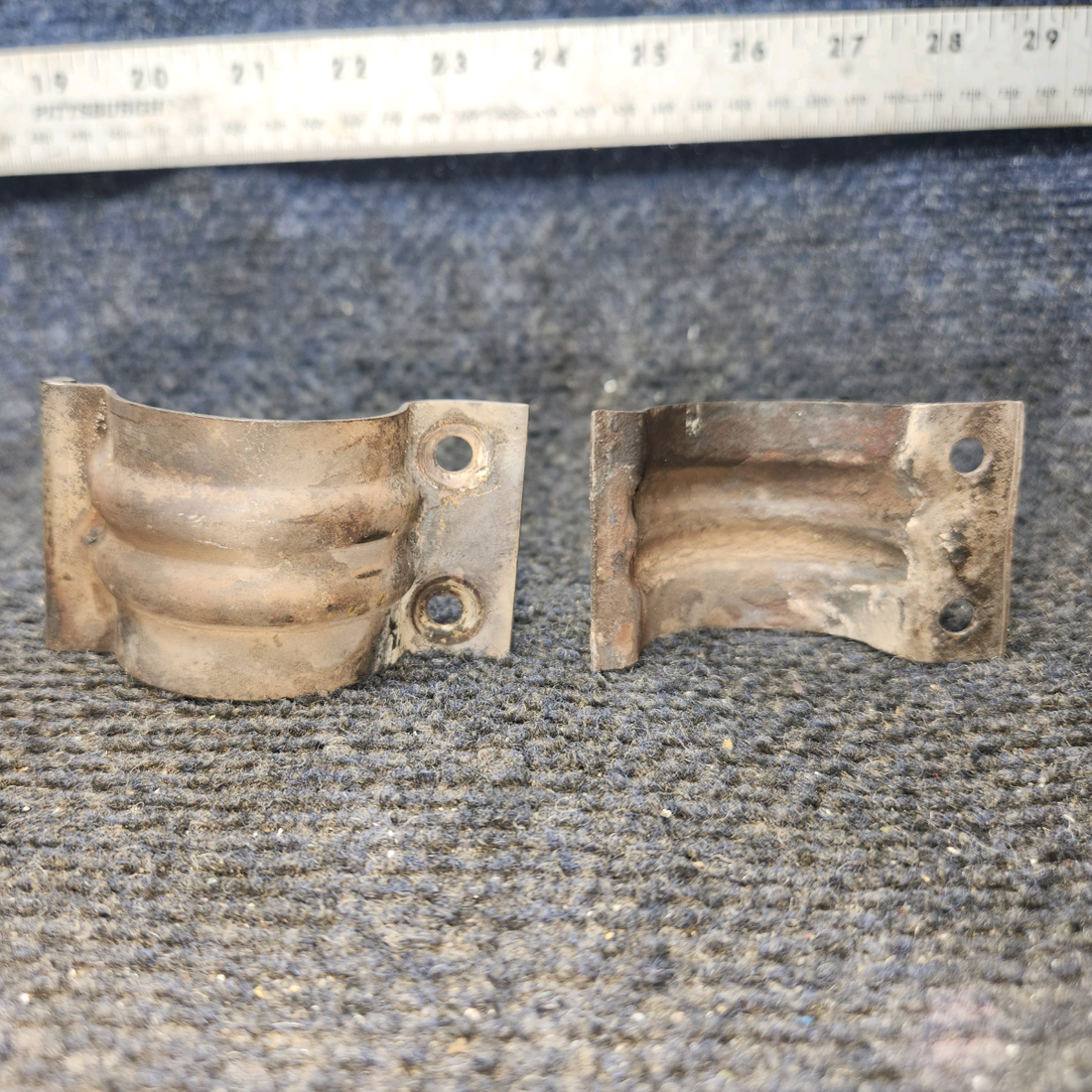 Used aircraft parts for sale, 0550176-50 Cessna 172E Exhaust Clamp Assy