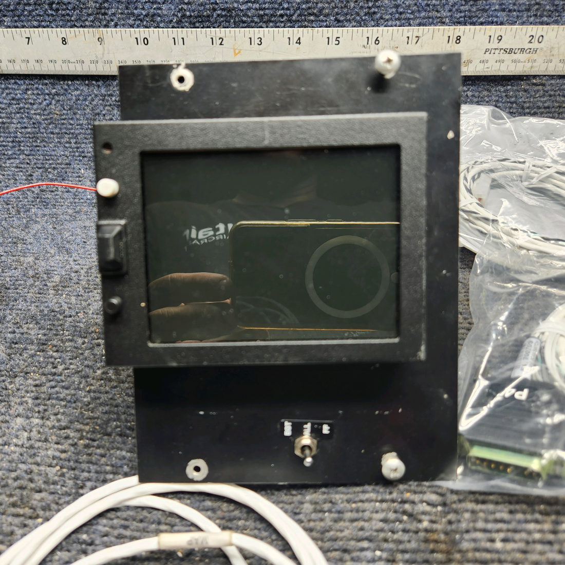 Used aircraft parts for sale, EMD-700/730/800/830 J.P Instruments EMD-830 Beechcraft A24R Engine Data Monitor System with Probes SIX CYL (14-28V)
